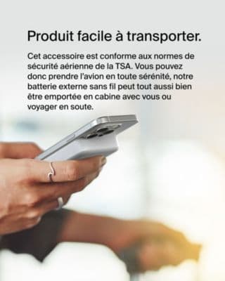 Batterie externe BELKIN 10000 mAh 15W MagSafe avec support - Image 8