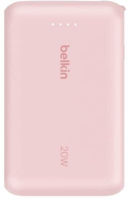 Batterie externe BELKIN 10000 mAh avec cable USB-C intégre pink - Image 3