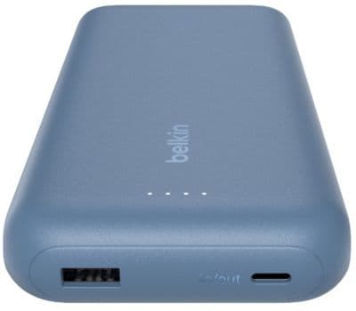 Batterie externe BELKIN 20000 mAh avec cable USB-C intégre bleu - Image 3