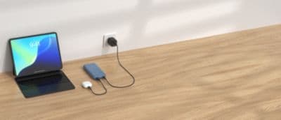 Batterie externe BELKIN 20000 mAh avec cable USB-C intégre bleu - Image 7