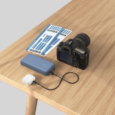 Batterie externe BELKIN 20000 mAh avec cable USB-C intégre bleu - Image 8