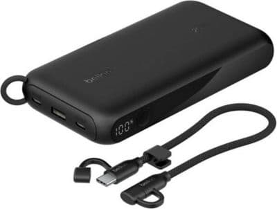 Batterie externe BELKIN 20000mAh USB-C PD 20W avec Câble USB-C - Image 2