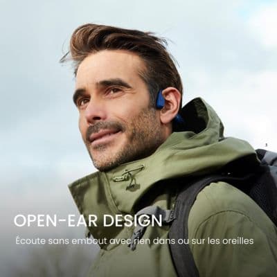 Casque SHOKZ OpenRun USB-C Bleu - Image 4