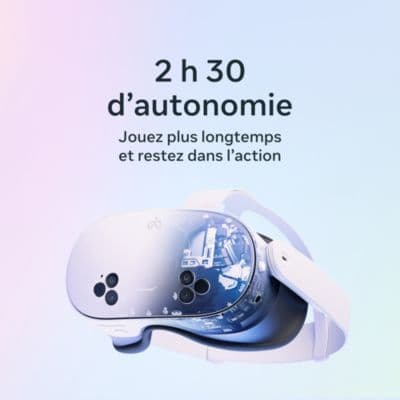 Casque de réalité virtuelle META Quest 3S 128 Go - Image 2