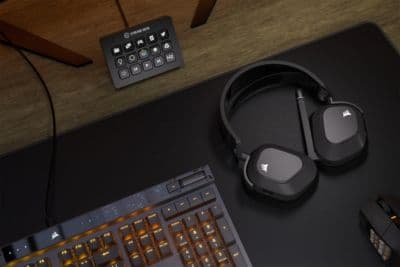 Casque gamer CORSAIR HS80 MAX Wireless Steel Gray - Image 4