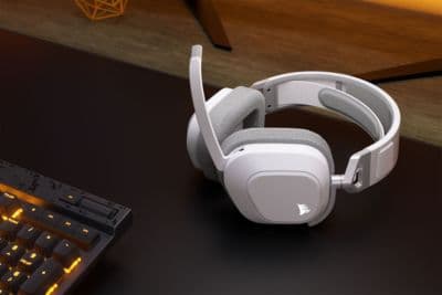 Casque gamer CORSAIR HS80 MAX Wireless blanc - Image 3