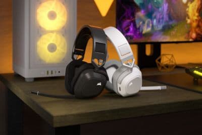 Casque gamer CORSAIR HS80 MAX Wireless blanc - Image 9