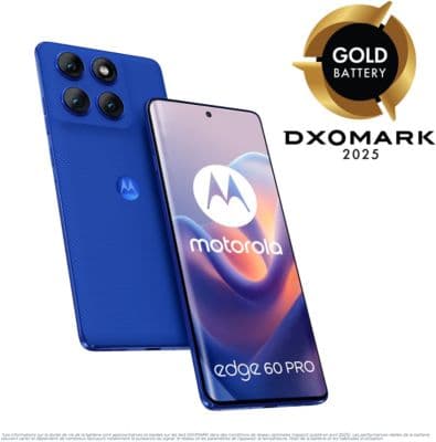 Motorola Smartphone MOTOROLA Edge 60 Pro 512Go Bleu Eblouissant 5G