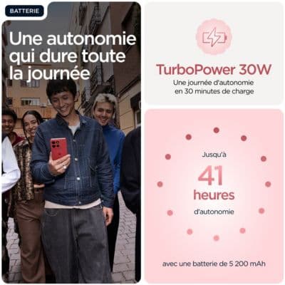 Smartphone MOTOROLA G86 Rouge 256Go 5G - Image 6