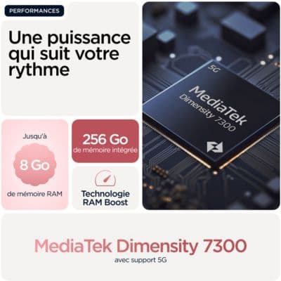 Smartphone MOTOROLA G86 Rouge 256Go 5G - Image 7