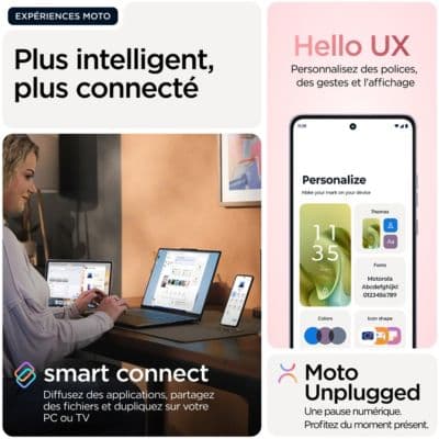 Smartphone MOTOROLA G86 Rouge 256Go 5G - Image 8