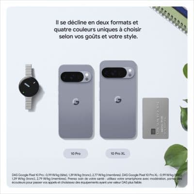 Smartphone GOOGLE Pixel 10 Pro Quartz Gris 128Go - Image 8