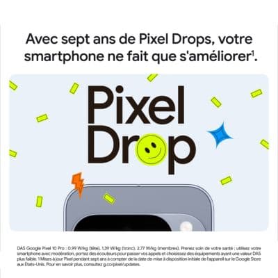 Smartphone GOOGLE Pixel 10 Pro Quartz Gris 128Go - Image 9