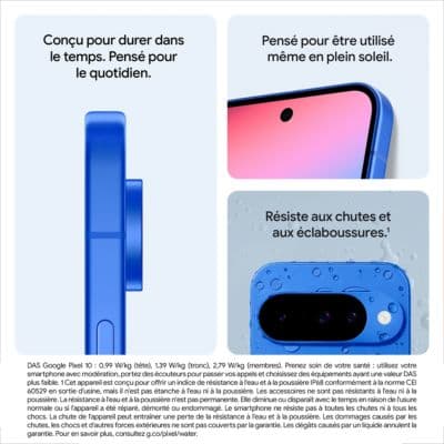 Smartphone GOOGLE Pixel 10 Noir Volcanique 128Go - Image 6