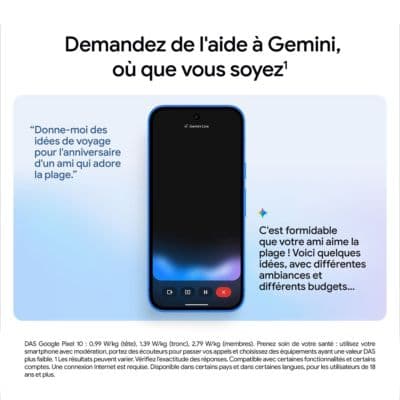 Smartphone GOOGLE Pixel 10 Indigo 128Go - Image 7