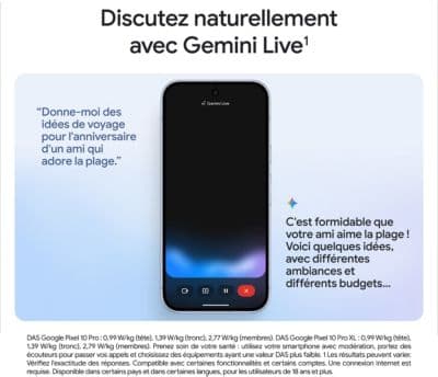 Smartphone GOOGLE Pixel 10 Pro XL Quartz Gris 256Go - Image 7