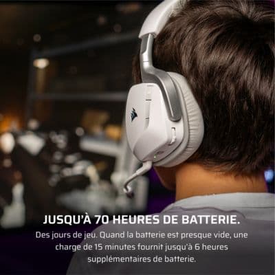 Casque gamer CORSAIR VOID ELITE V2 SANS FIL PS5 - Image 6