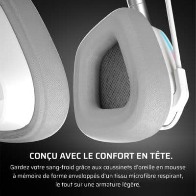 Casque gamer CORSAIR VOID ELITE V2 SANS FIL PS5 - Image 7