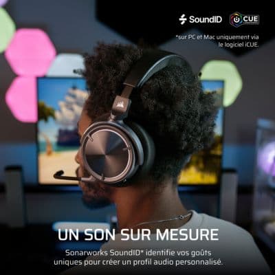 Casque gamer CORSAIR VIRTUOSO MAX WIRELESS Carbon - Image 6