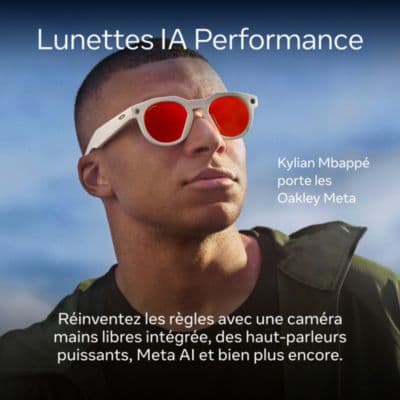 Lunettes connectées META Oakley HSTN Full Clear Tansitions Gs Gris - Image 3