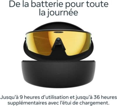 Lunettes connectées META Oakley Vanguard Noir Prizm™ 24K - Image 7