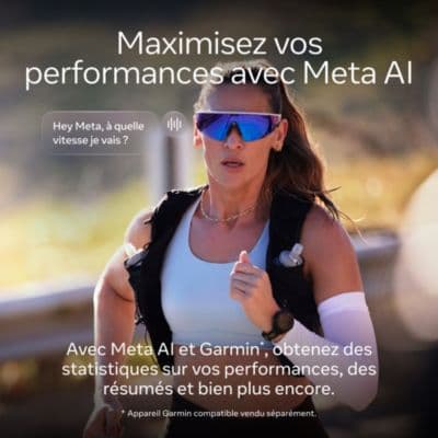 Lunettes connectées META Oakley Vanguard Blanc, Prizm™ Black - Image 5