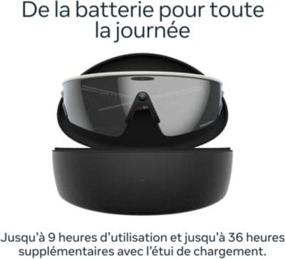 Lunettes connectées META Oakley Vanguard Blanc, Prizm™ Black - Image 7