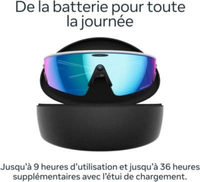 Lunettes connectées META Oakley Vanguard Blanc Prizm™ Sapphire - Image 7
