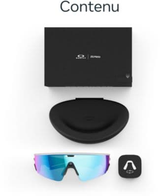 Lunettes connectées META Oakley Vanguard Blanc Prizm™ Sapphire - Image 8