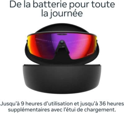 Lunettes connectées META Oakley Vanguard Noir Prizm™ Road - Image 7