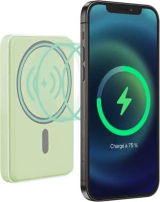 TNB Batterie externe TNB 5000 mAh MagSafe vert