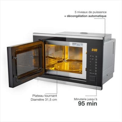 Four encastrable ESSENTIELB EFMP 105i2 + Micro ondes grill encastrable ESSENTIELB EMEG253n Grill - Image 10