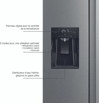 Réfrigérateur Américain MIOGO MRAVDE180-90midii1 - Image 3