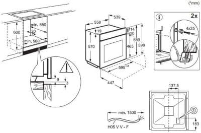 Four encastrable ESSENTIELB EFMC65N1 - Image 3