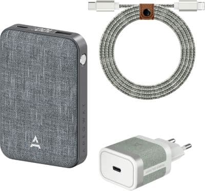Pack ADEQWAT Powerbank+Chargeur 30W+USB-C-Lightning - Image 1