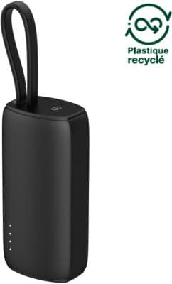 Batterie externe ESSENTIELB 5000 mAh avec cable USB-C - Image 2