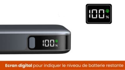 Batterie externe ADEQWAT 20 000 mAh 65W Power Delivery - Image 5