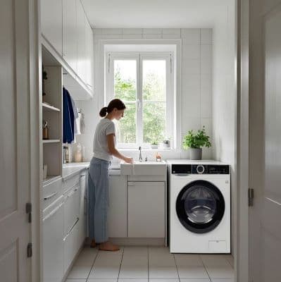 Lave linge hublot ESSENTIELB ELF1214-3b - Image 3
