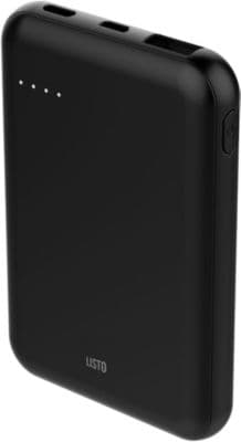 Batterie externe LISTO 5000 mAh USB C noir