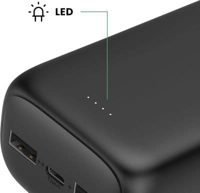 Batterie externe AKASHI Powerbank 30000mAh 2x USB + USB-C 18W - Image 6