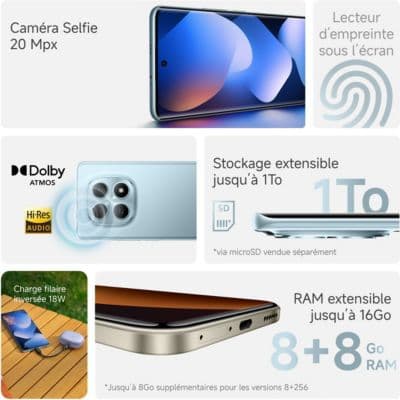 Smartphone XIAOMI Pack Redmi Note 15 256Go 5G + Coque + Buds6 Play - Image 6
