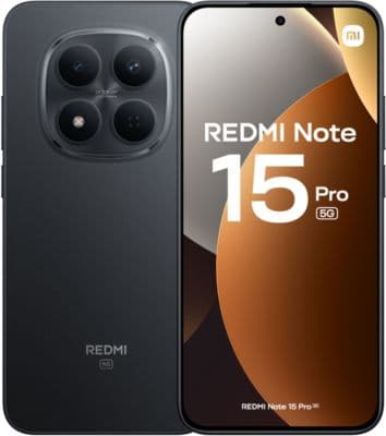 Smartphone XIAOMI Pack Redmi Note 15 Pro 5G 256Go Noir + Tag + Coque - Image 3