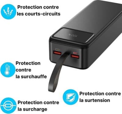 Batterie externe PHONILLICO Batterie externe 30000 mAh - Image 6