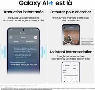 Smartphone SAMSUNG Galaxy S24 5G Dual Violet 128Go Reconditionné - Image 3