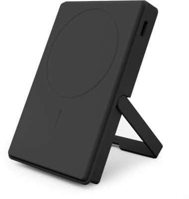 Batterie externe CASYX 5000 mAh Qi2 MagSafe avec bequille noir - Image 4