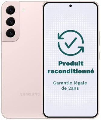 Samsung Smartphone SAMSUNG Galaxy S22 Rose 128Go Reconditionné