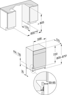 Lave vaisselle encastrable MIELE G 5611 SCU IN - Image 5