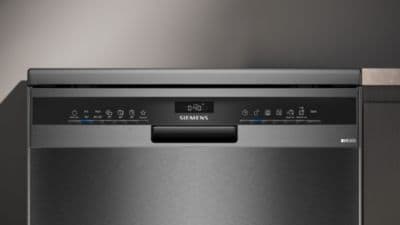 Lave vaisselle 60 cm SIEMENS SN23EC22AE, varioSpeed Plus, Acier brossé noir - Image 3
