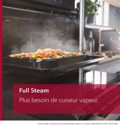 Four encastrable fonction vapeur NEFF B64FS31N0 N90 Full Steam combine Circotherm - Image 6