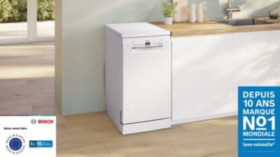 Lave vaisselle 45 cm BOSCH SPS2HKW65E Serenity SpeedPerfect+ - Image 2